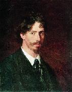 Ilia Efimovich Repin Self portrait painting